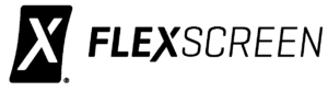 FlexScreen Black Landscape Logo
